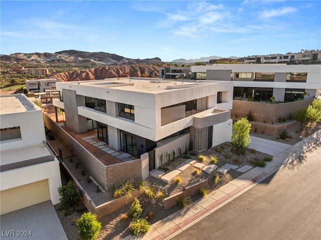 view of property featuring a mountain view