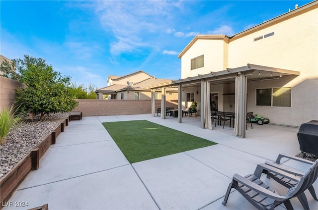 back of house featuring a patio area