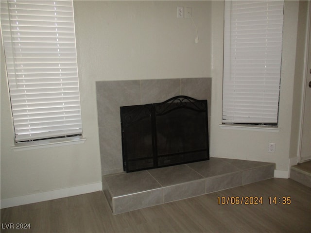 room details with hardwood / wood-style flooring