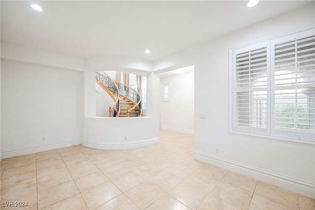 view of tiled empty room