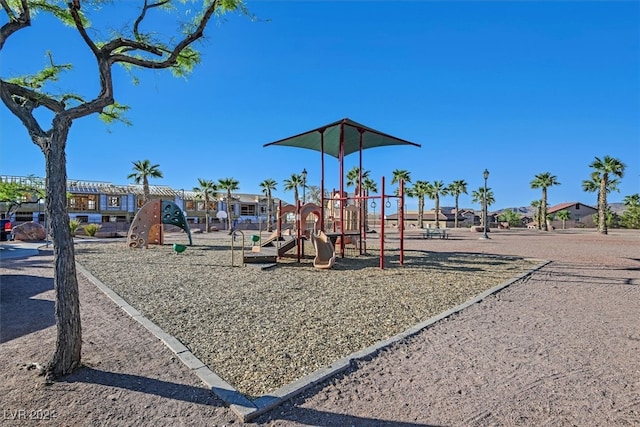 view of play area