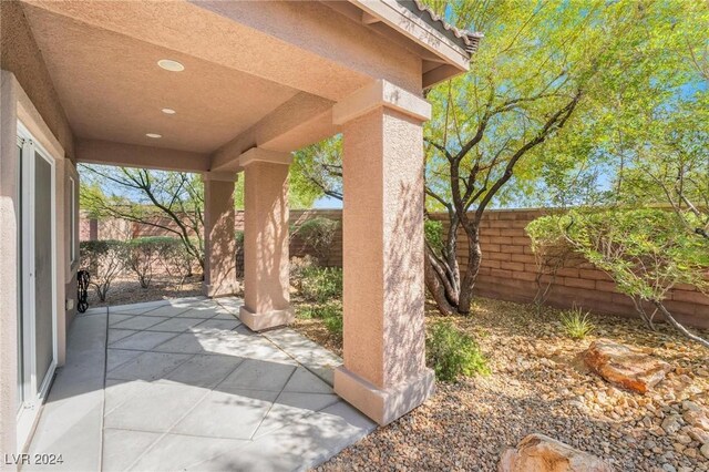 view of patio