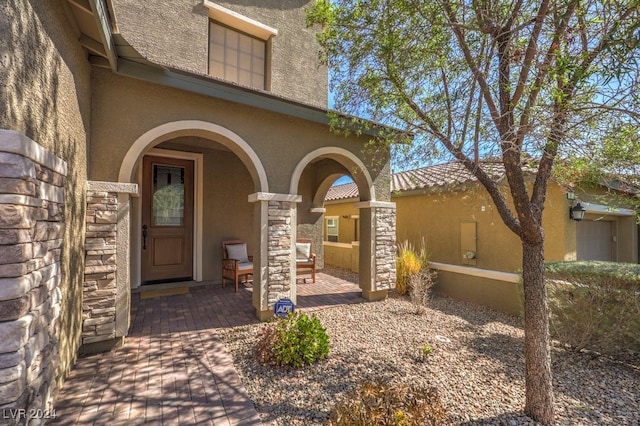 view of entrance to property