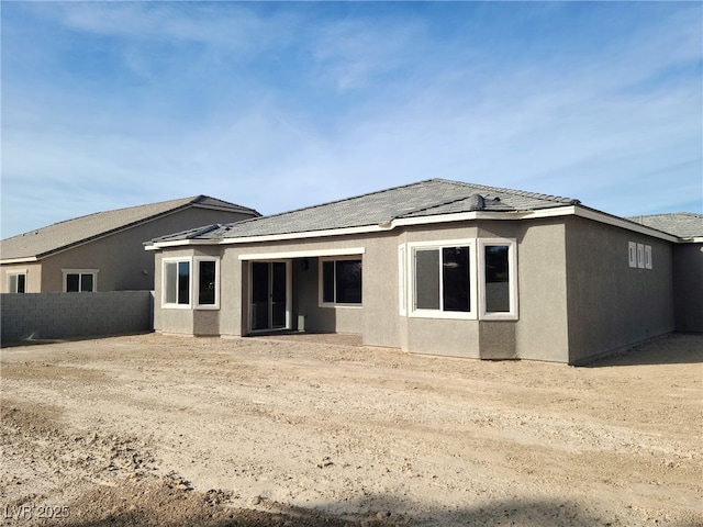 view of rear view of property