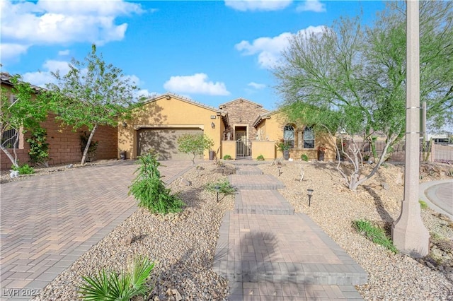 ranch-style house with a garage