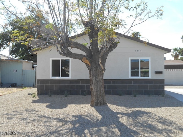 view of rear view of property