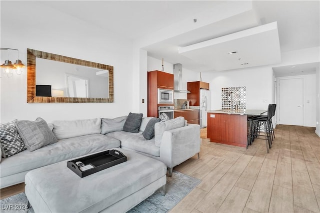 4471 Dean Martin Dr Unit 606, Las Vegas, NV 89103 - living area featuring light wood-style floors