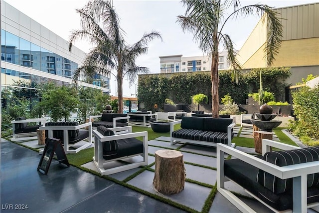 4471 Dean Martin Dr Unit 606, Las Vegas, NV 89103 - view of patio with outdoor lounge area