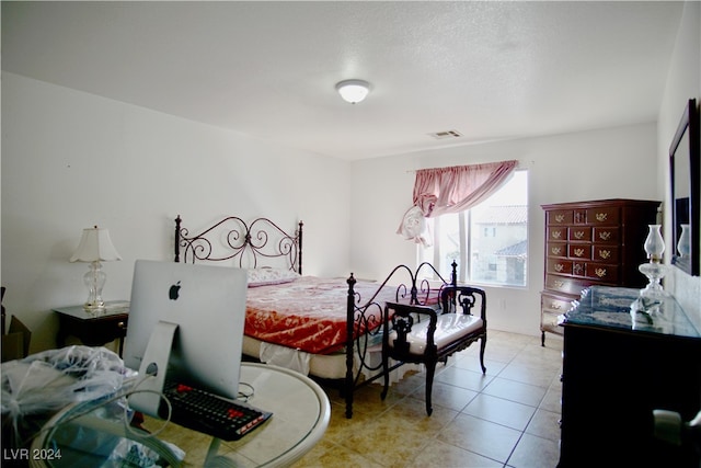 view of tiled bedroom