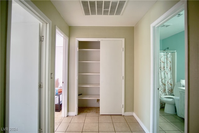 view of closet