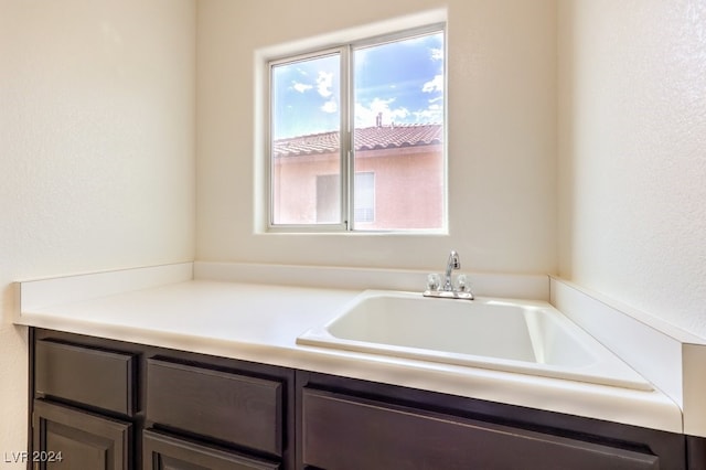 bathroom with a sink