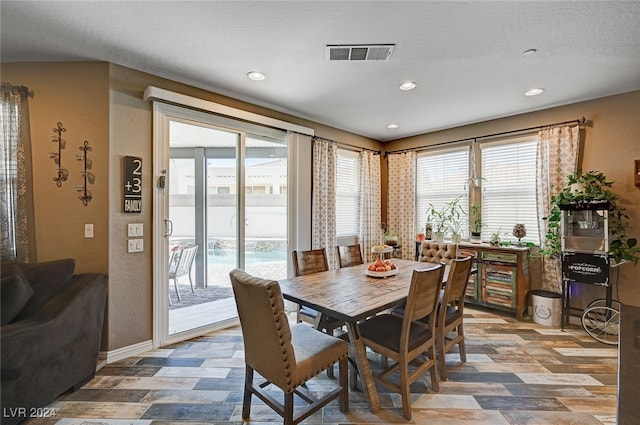 view of dining area