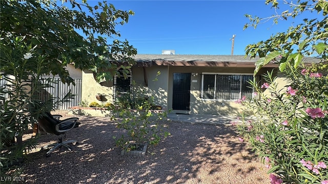 view of back of property