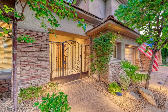 view of entrance to property