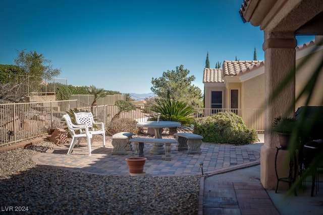 view of patio