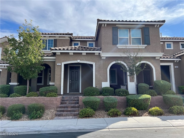 view of front of home with a porch