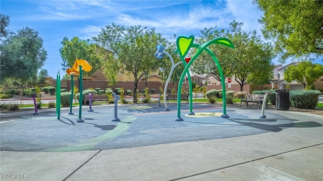 view of jungle gym