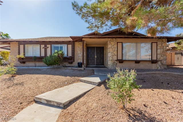 view of ranch-style house