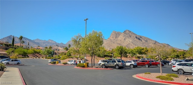 view of street featuring a mountain view