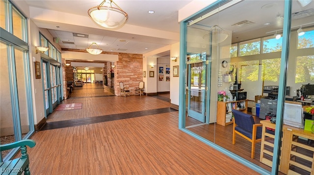 view of community lobby