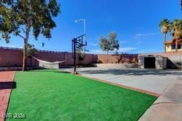 view of sport court