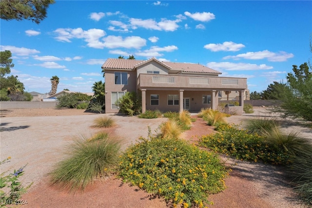 view of front of home