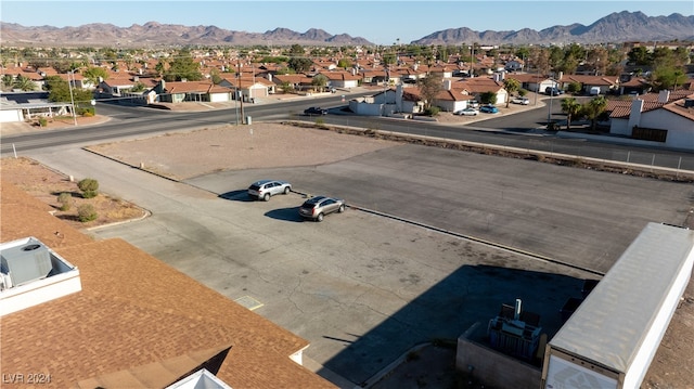 aerial view featuring a mountain view