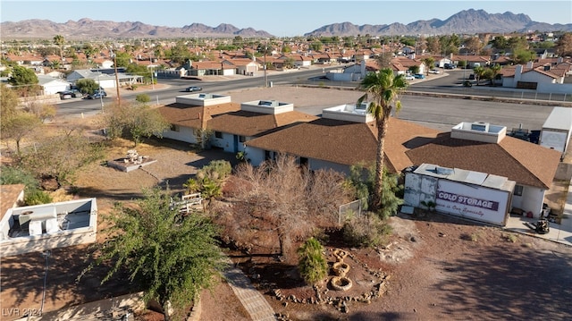 aerial view featuring a mountain view