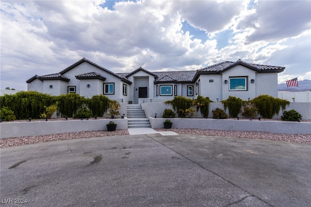 view of mediterranean / spanish house