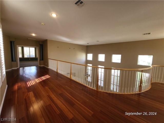 1337 Via Savona Dr, Henderson, NV 89052 - empty room featuring wood finished floors, baseboards, and recessed lighting