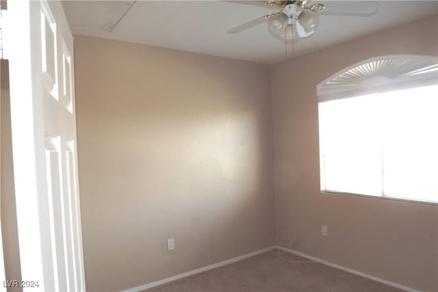 75 N Valle Verde Dr Unit 225, Henderson, NV 89074 - spare room with baseboards, ceiling fan, and carpet floors