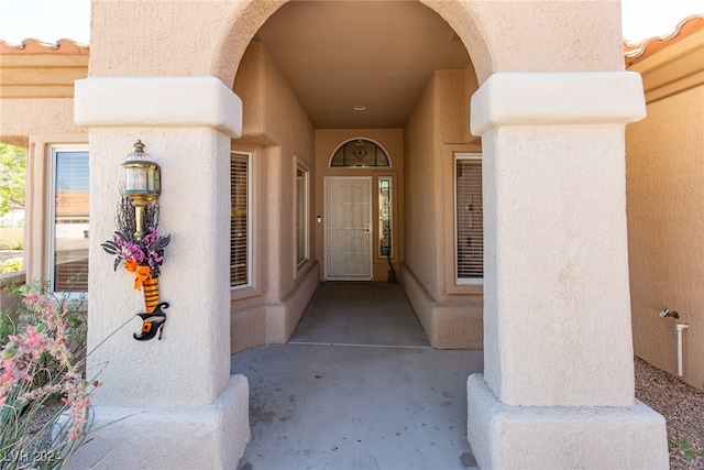 view of entrance to property