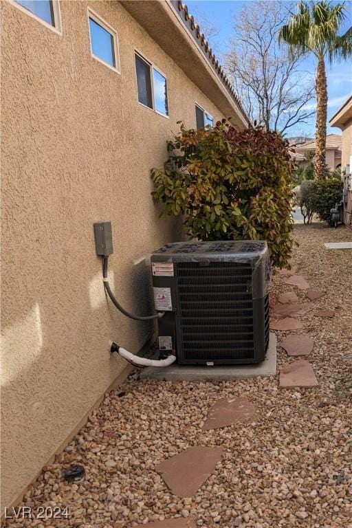 exterior details featuring central air condition unit