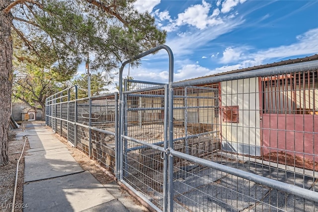 view of stable