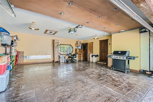 interior space featuring hardwood / wood-style floors