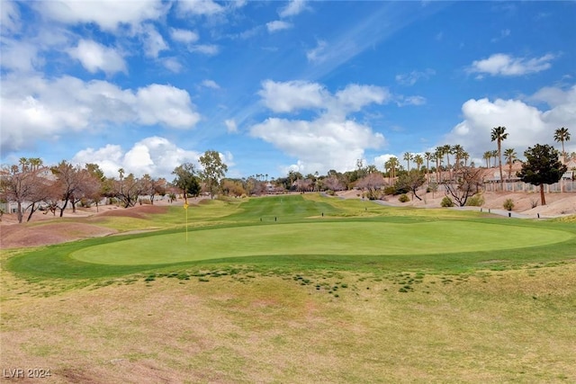 4810 Black Bear Rd Unit 202, Las Vegas, NV 89149 - view of property's community with a putting green, view of golf course, and a yard