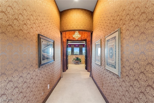 view of hall
