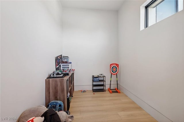 interior space featuring light hardwood / wood-style flooring