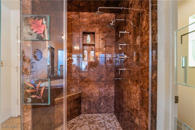 2504 Windjammer Way, Las Vegas, NV 89107 - full bathroom featuring a stall shower