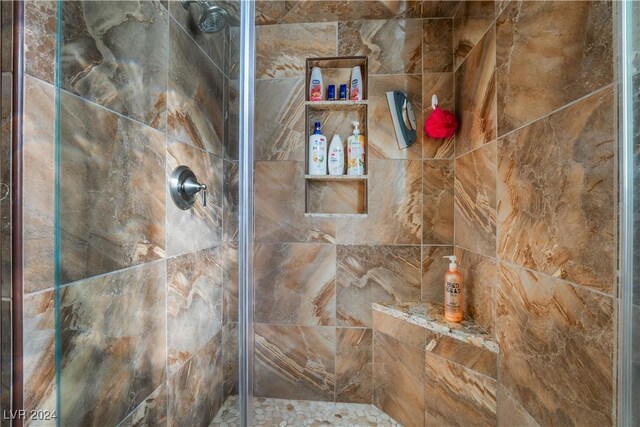2504 Windjammer Way, Las Vegas, NV 89107 - bathroom with a shower stall