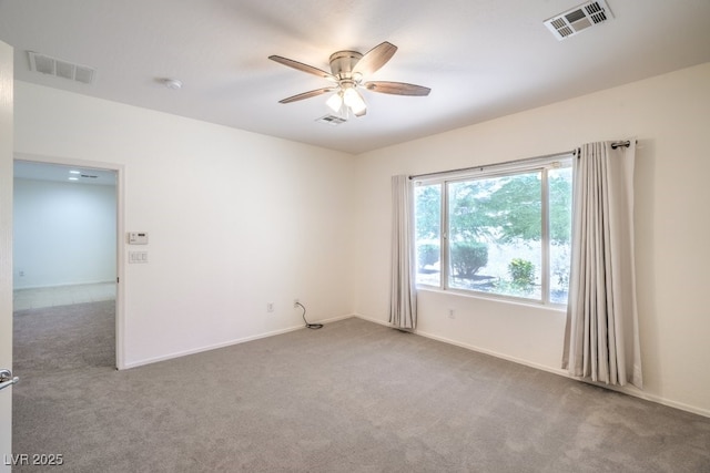 7625 Fieldfare Dr, North Las Vegas, NV 89084 - carpeted empty room featuring ceiling fan, baseboards, and a smoke detector