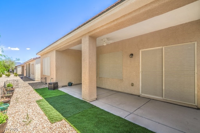 7625 Fieldfare Dr, North Las Vegas, NV 89084 - view of yard featuring a patio and central air condition unit
