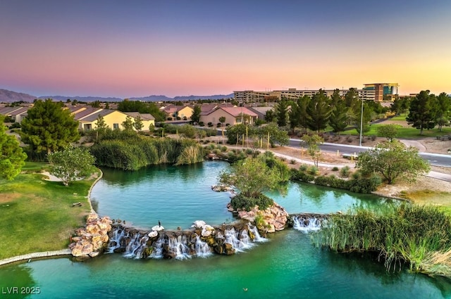7625 Fieldfare Dr, North Las Vegas, NV 89084 - water view featuring mountains