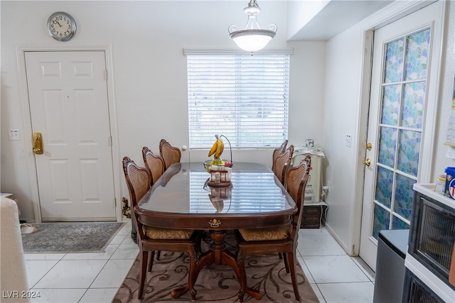 view of dining space