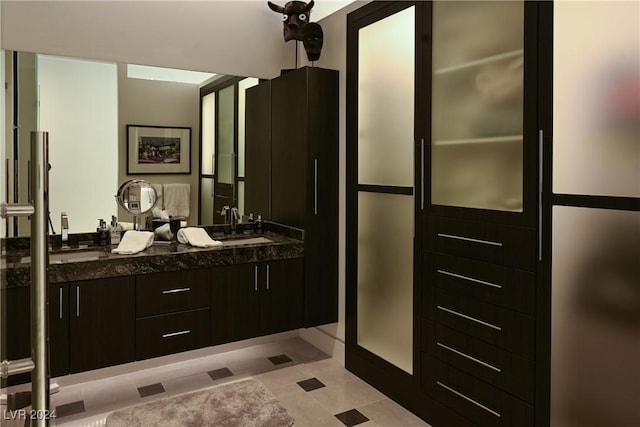full bath with double vanity