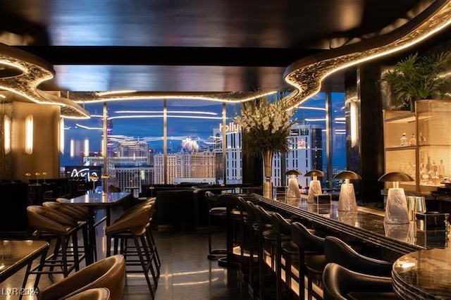bar with a community bar