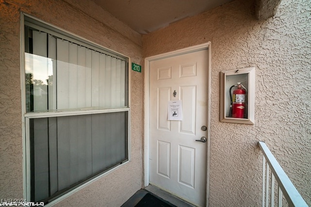 view of entrance to property