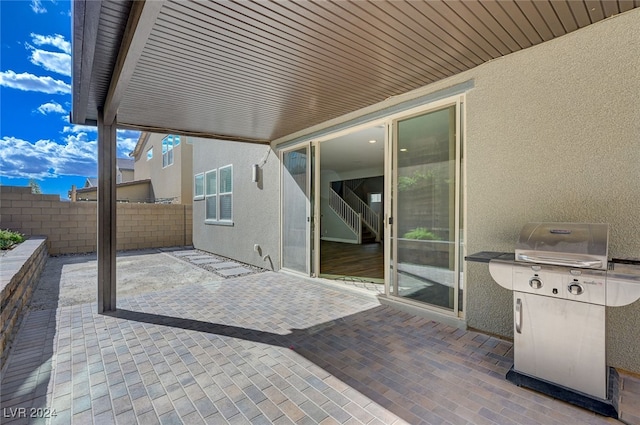 view of patio / terrace with grilling area