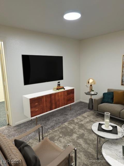 491 Marina Cv, Boulder City, NV 89005 - living room with carpet and baseboards