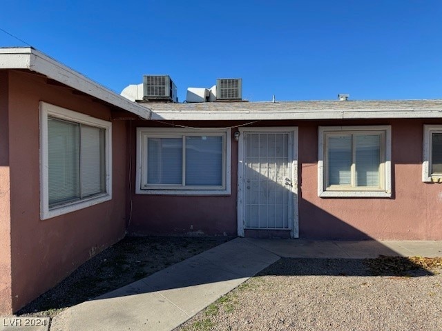 entrance to property with central AC